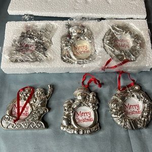 Avon (2) Sets of Three Frame Ornaments